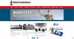 Desktop Screenshot of frontenazionale.org