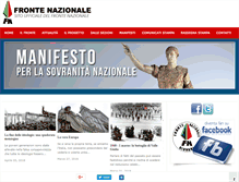 Tablet Screenshot of frontenazionale.org